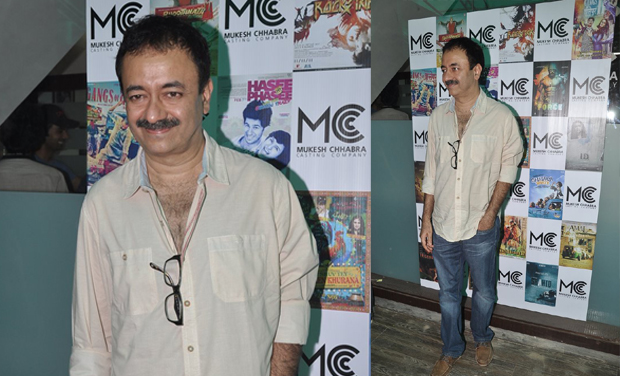 Director Rajkumar Hirani poses for the paparazzi. Director Rajkumar Hirani poses for the paparazzi.